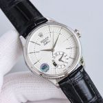 SJ Factory ROLEX Cellini Dual Time 3180 Automatic Mechanical Movement White Watch